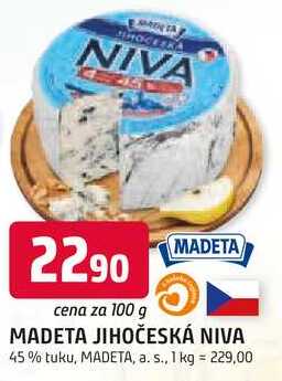 MADETA JIHOČESKÁ NIVA 45% tuku, 100 g