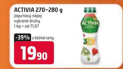 ACTIVIA 270-280 g jogurtový nápoj 