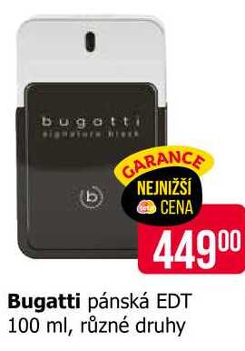 Bugatti pánská EDT 100 ml, různé druhy