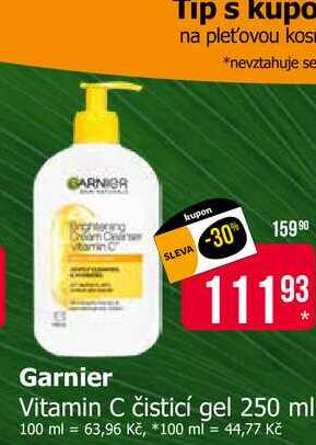 Garnier Vitamin C čisticí gel 250 ml 