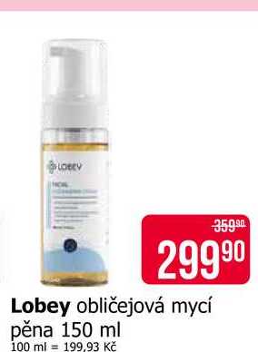Lobey obličejová mycí pěna 150 ml