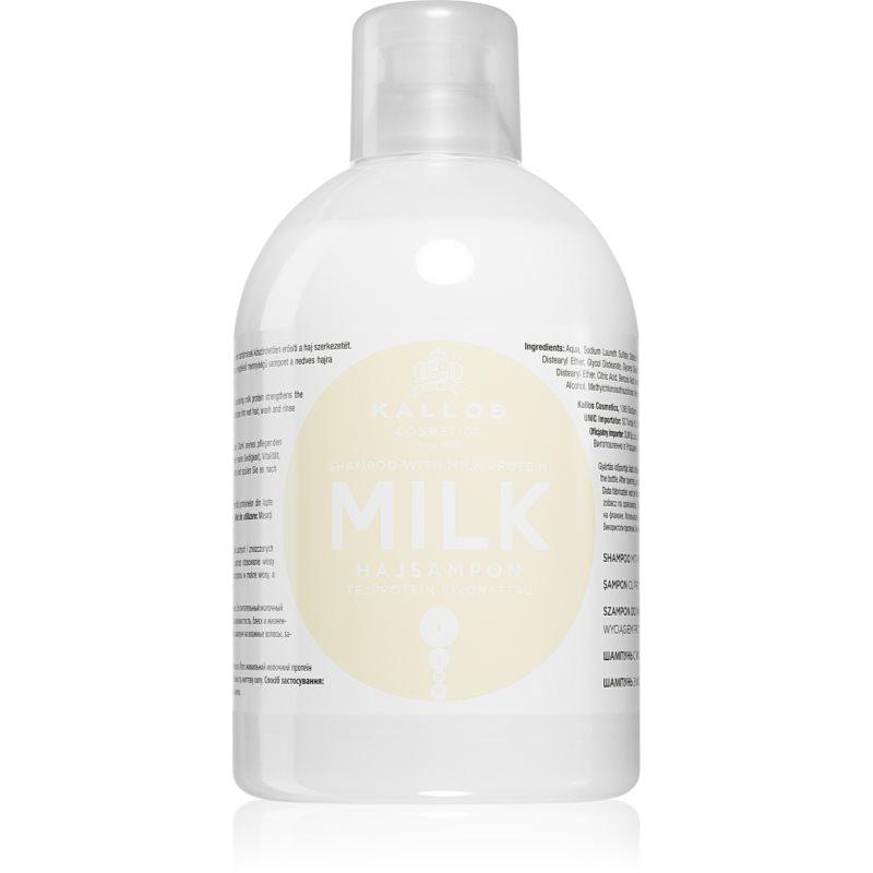 Kallos KJMN Professional Milk šampon pro suché a poškozené vlasy 1000 ml