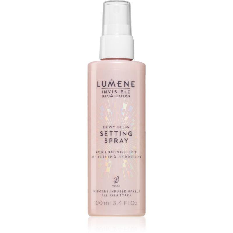 Lumene Invisible Illumination Dewy Glow rozjasňující fixační sprej 100 ml