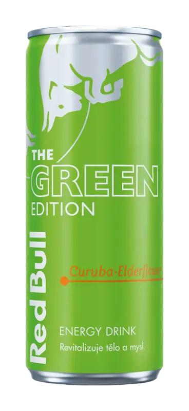 Red Bull Energetický nápoj Green Edition Curuba-Elderflower, 250 ml
