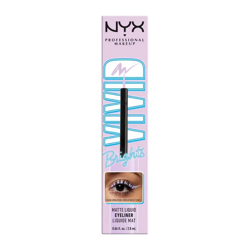 NYX Professional Makeup Oční linky Vivid Bright 07 Lilac Link, 2 ml