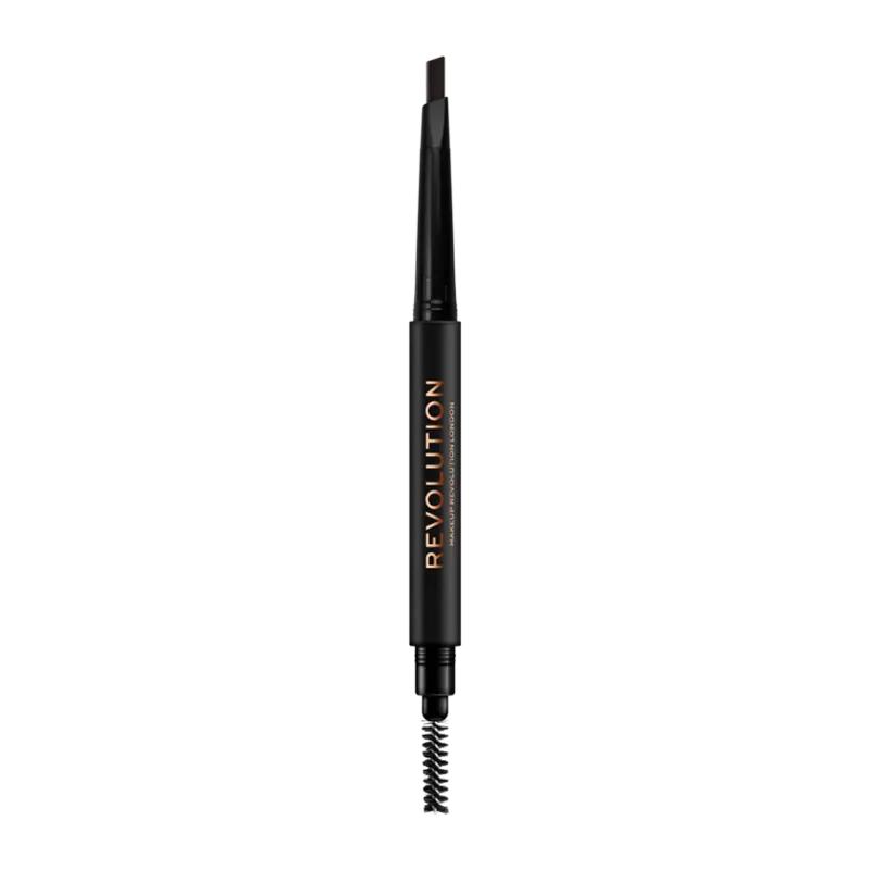 Makeup Revolution Tužka na obočí Duo Brow Definer 03 Medium brown, 1 ks