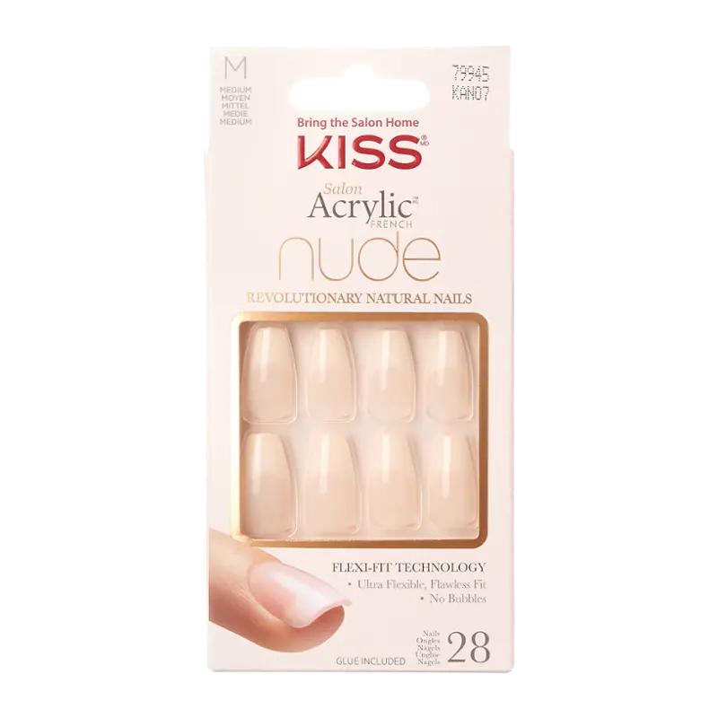 KISS Umělé nehty Acrylic Nude Leilani, 1 ks