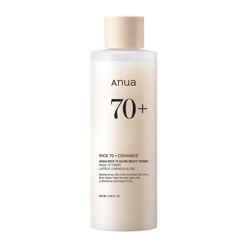 Anua  Mléčný toner Rice 70 Glow, 250 ml