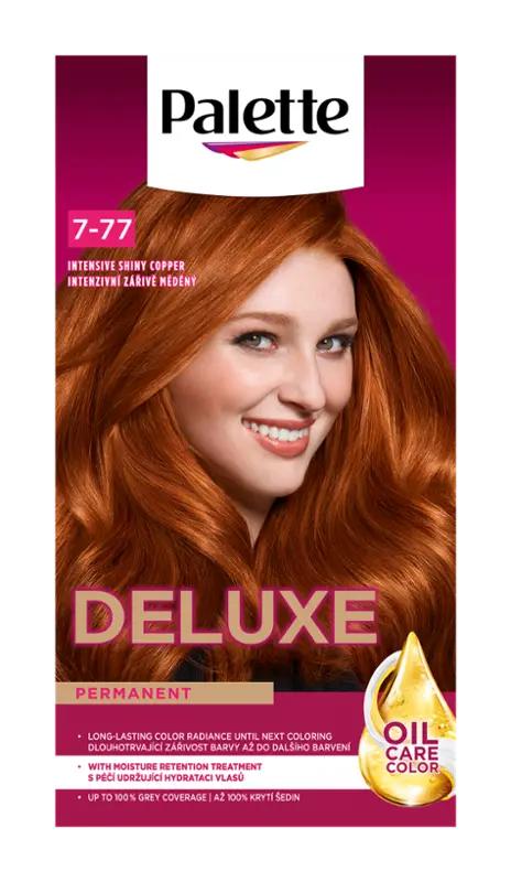 Palette Barva na vlasy Deluxe 7-77 intenzivní zářivě měděná, 1 ks