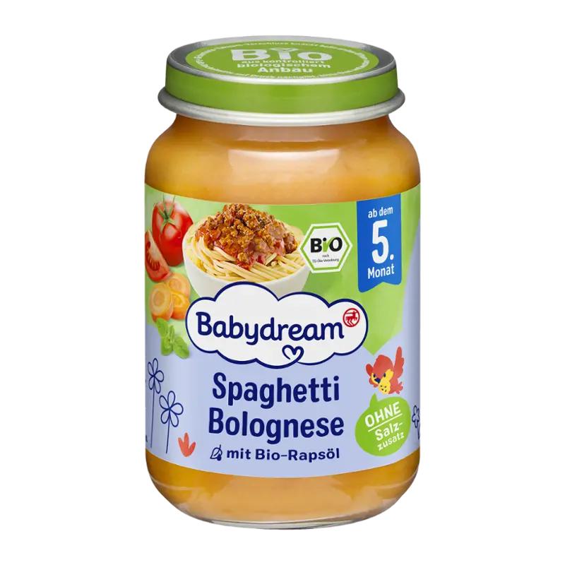 Babydream BIO příkrm boloňské špagety, 190 g