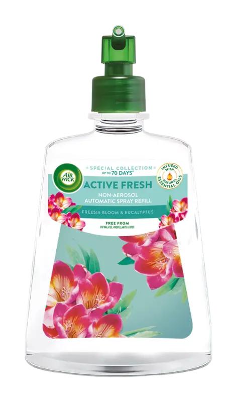 Air Wick Náplň na vodní bázi do difuzéru Frézie a eukalyptus Active Fresh, 228 ml