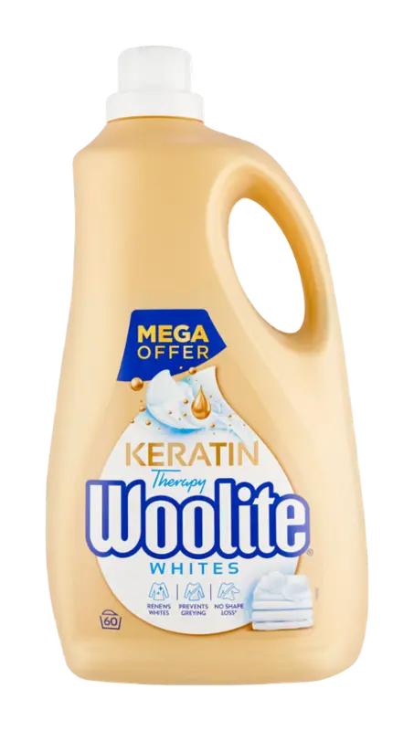 Woolite Prací gel Keratin Therapy White Brilliance, 60 pd