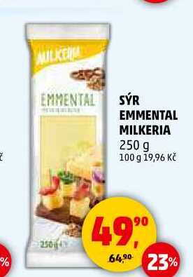 SÝR EMMENTAL MILKERIA, 250 g  