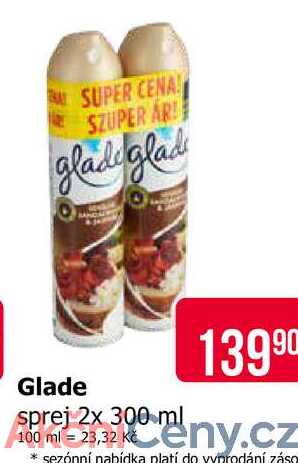 Glade sprej 2x 300 ml 