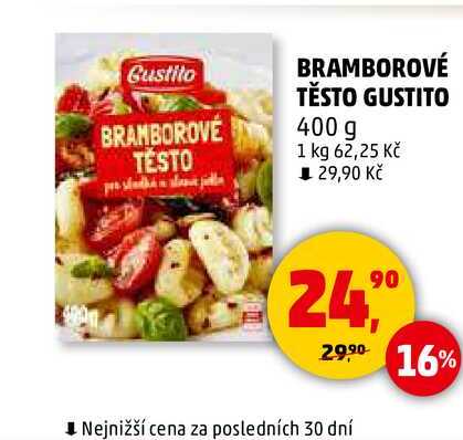 BRAMBOROVÉ TĚSTO GUSTITO, 400 g  