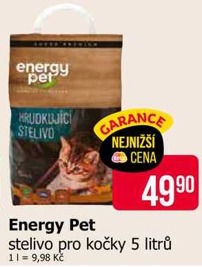 Energy Petstelivo pro kočky 5 litrů 