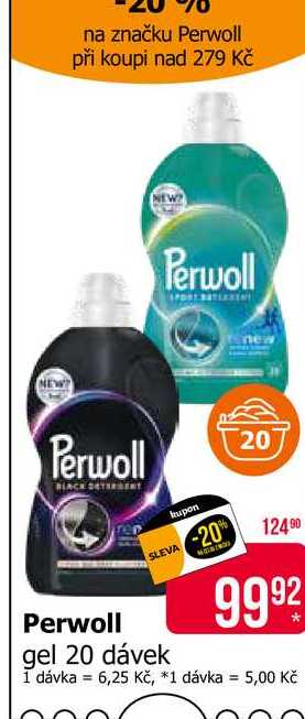 Perwoll gel 20 dávek 