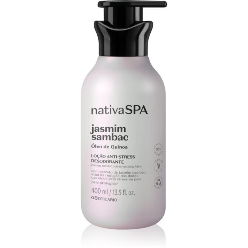 oBoticário Nativa SPA Jasmim Sambac zklidňující tělové mléko 400 ml