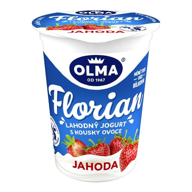 Olma Florian jogurt s kousky jahod