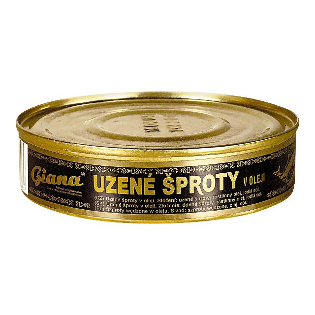 Giana Šproty uzené v oleji