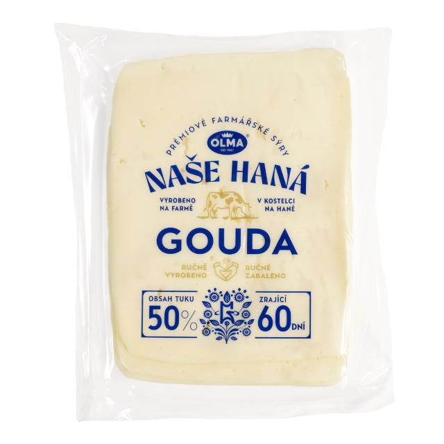 Naše Haná Gouda plátky