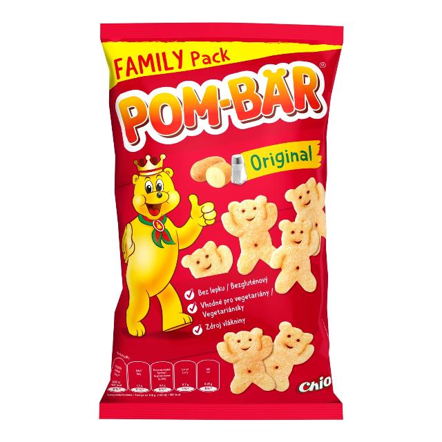 Pom-Bär Original solený smažený bramborový snack
