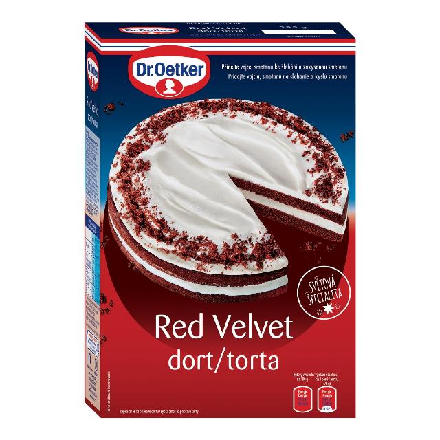 Dr. Oetker Red Velvet dort