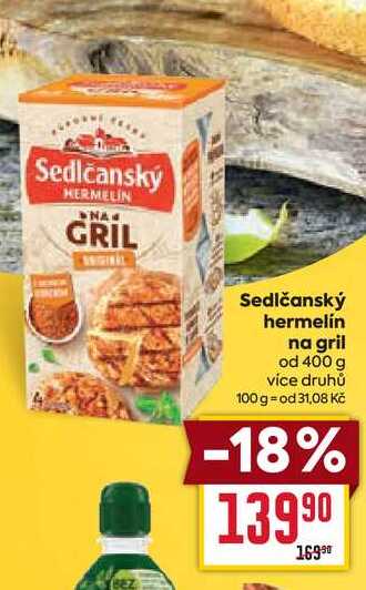 Sedlčanský hermelín na gril od 400 g
