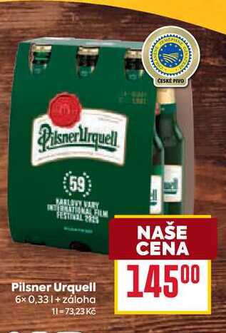 Pilsner Urquell 6× 0,33l