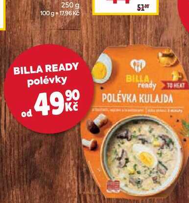 BILLA READY polévky
