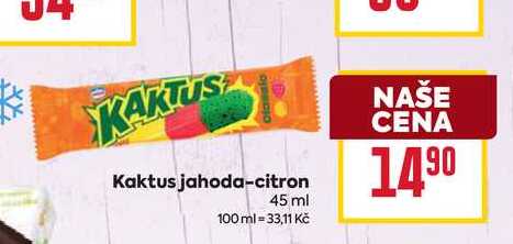 Kaktus jahoda-citron 45 ml