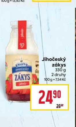 Jihočeský zákys 330 g v akci