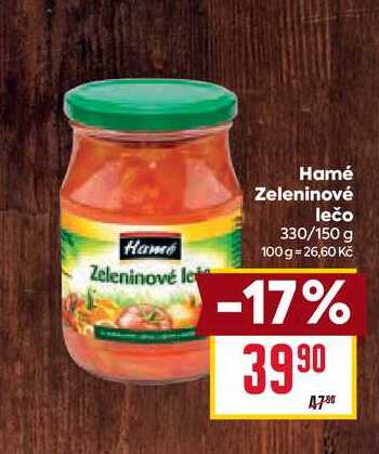 Hamé Zeleninové lečo 330/150 g 