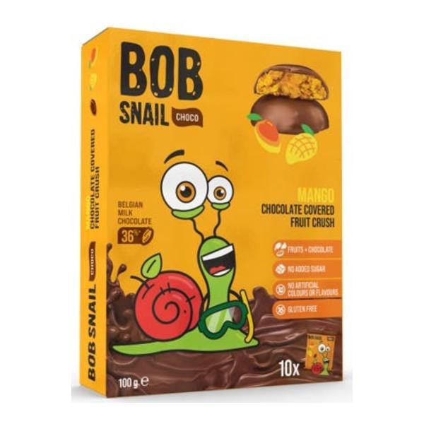 Šnek Bob Ovocná pochoutka v čokoládě - mango