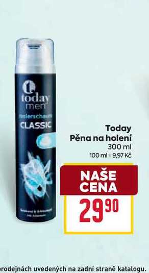 Today Pěna na holení 300 ml 