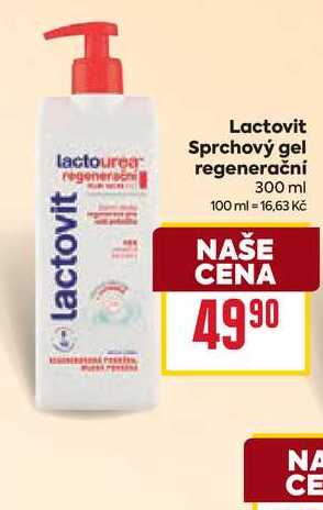 Lactovit Sprchový gel regenerační 300 ml 
