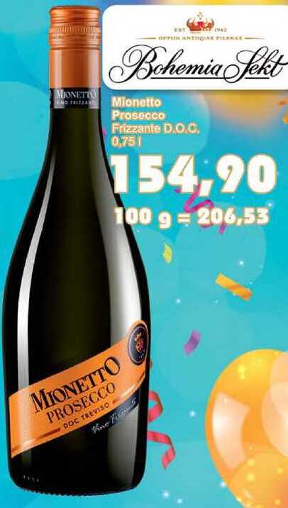 Mionetto Prosecco Frizzante D.O.C. 0,75l
