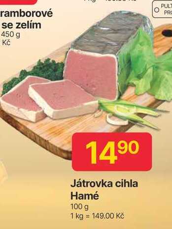 Hamé, játrovka paštika 100g