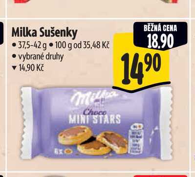 Milka Sušenky 37,5-42 g 