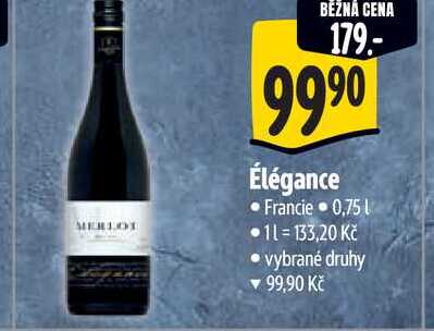  Élégance 0,75 l