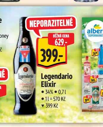   Legendario Elixir 34% 0,7 l