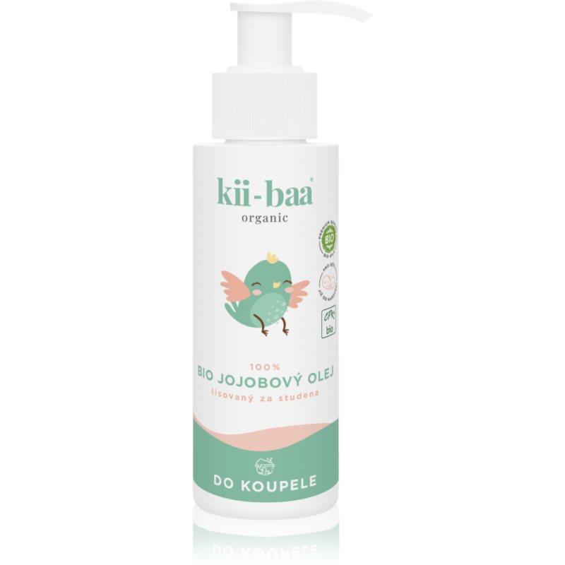 kii-baa® organic 100% Bio Oil Jojoba koupelový olej lisovaný za studena pro děti od narození 100 ml