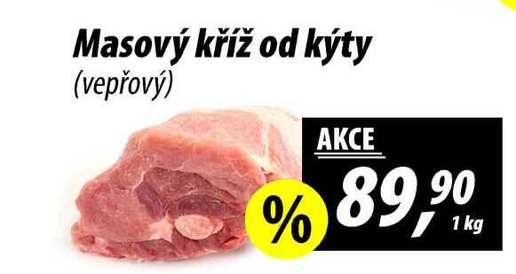 Masový kříž od kýty (vepřový), 1 kg