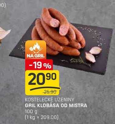 GRIL KLOBÁSA OD MISTRA 100 g 