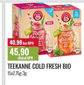 TEEKANNE COLD FRESH BIO 15x2,75g-3g 