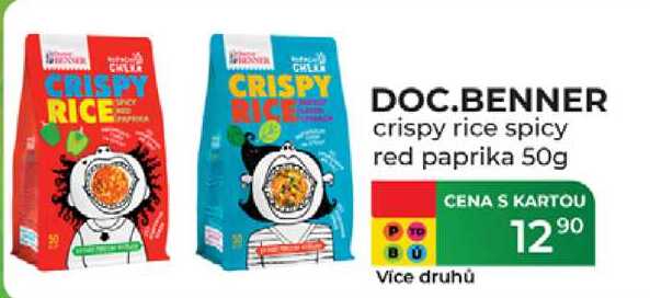 DOC.BENNER crispy rice spicy red paprika 50g 