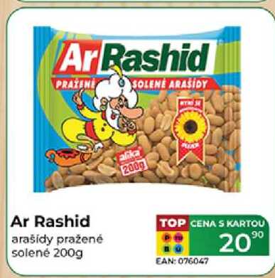 Ar Rashid arašídy pražené solené 200g 