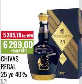 CHIVAS REGAL 25 yo 40% 0,7l