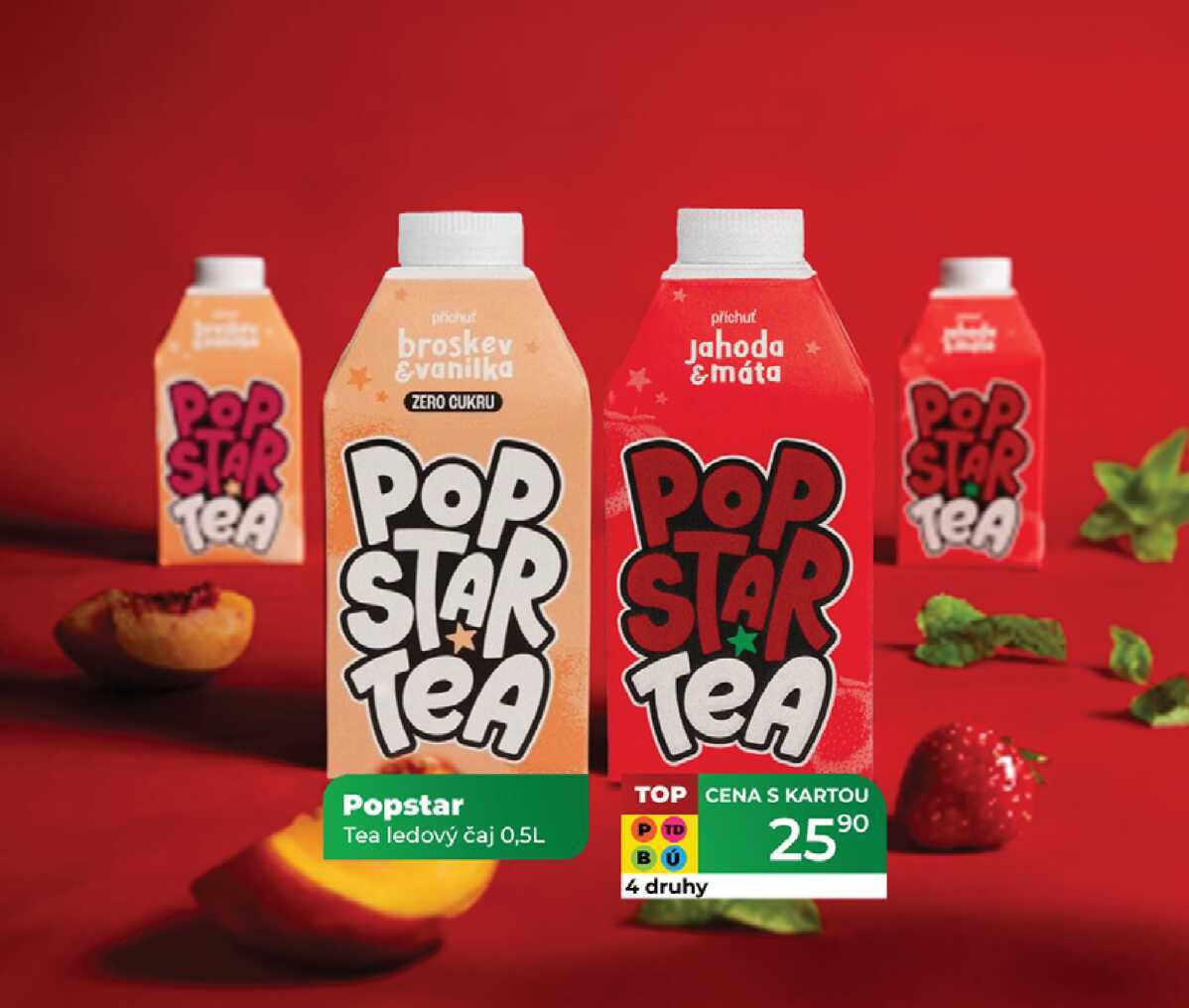 Popstar Tea ledový čaj 0,5L 