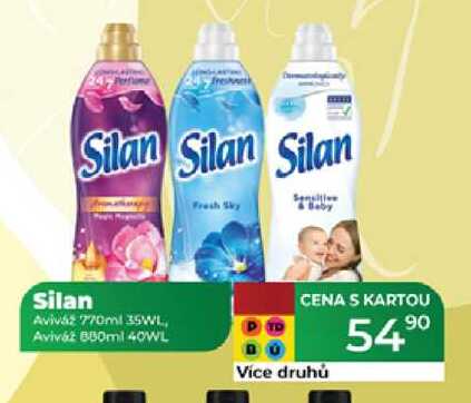 Silan Aviváz 770ml 35WL, Aviváž BB0ml 40WL  
